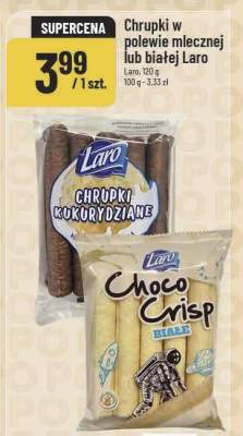 Chrupki w polewie mlecznej lub białej Laro promocja w POLOmarket
