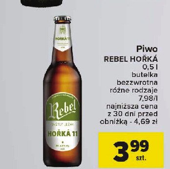 Piwo Rebel horka 11 promocja