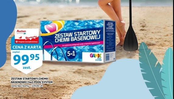 Zestaw startowy chemii basenowej 5w1 Gamix promocja