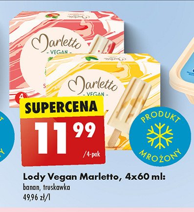 Lody bananowe Marletto promocja