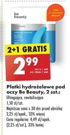 Płatki pod oczy Be beauty care q10 promocja