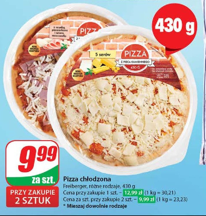 Pizza serowa FREIBERGER promocja