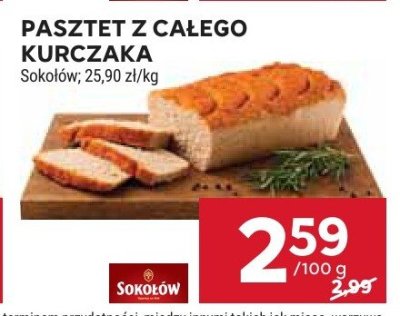 Pasztet z całego kurczaka promocja w Stokrotka