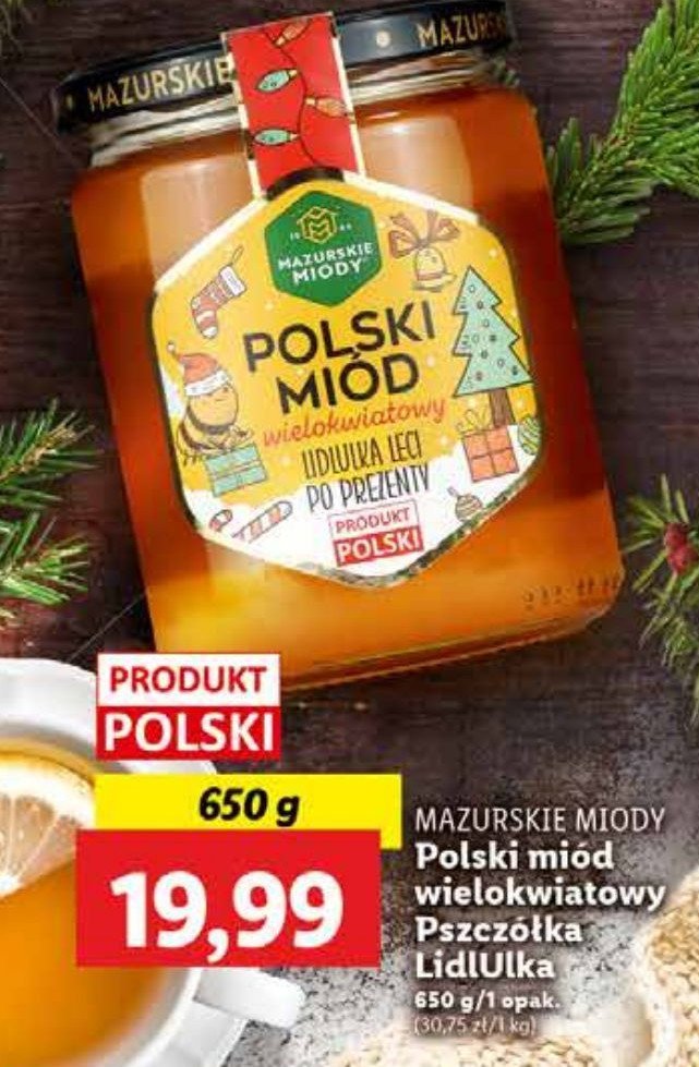 Polski miód wielokwiatowy Mazurskie miody promocja