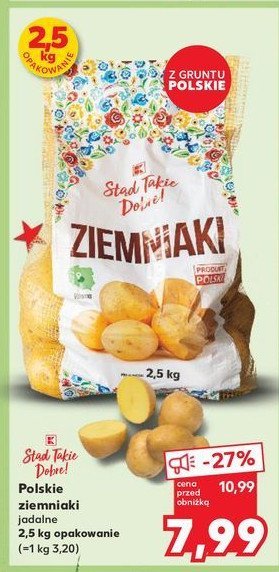 Ziemniaki K-classic stąd takie dobre! promocja w Kaufland