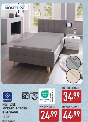 Prze艣cierad艂o z jerseyu 90-100 x 200 cm Novitesse promocja