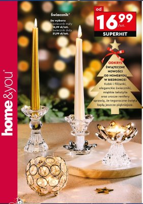 Świecznik duży promocja w Biedronka