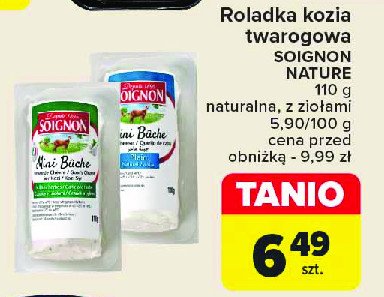 Ser kozi naturalny Soignon promocja