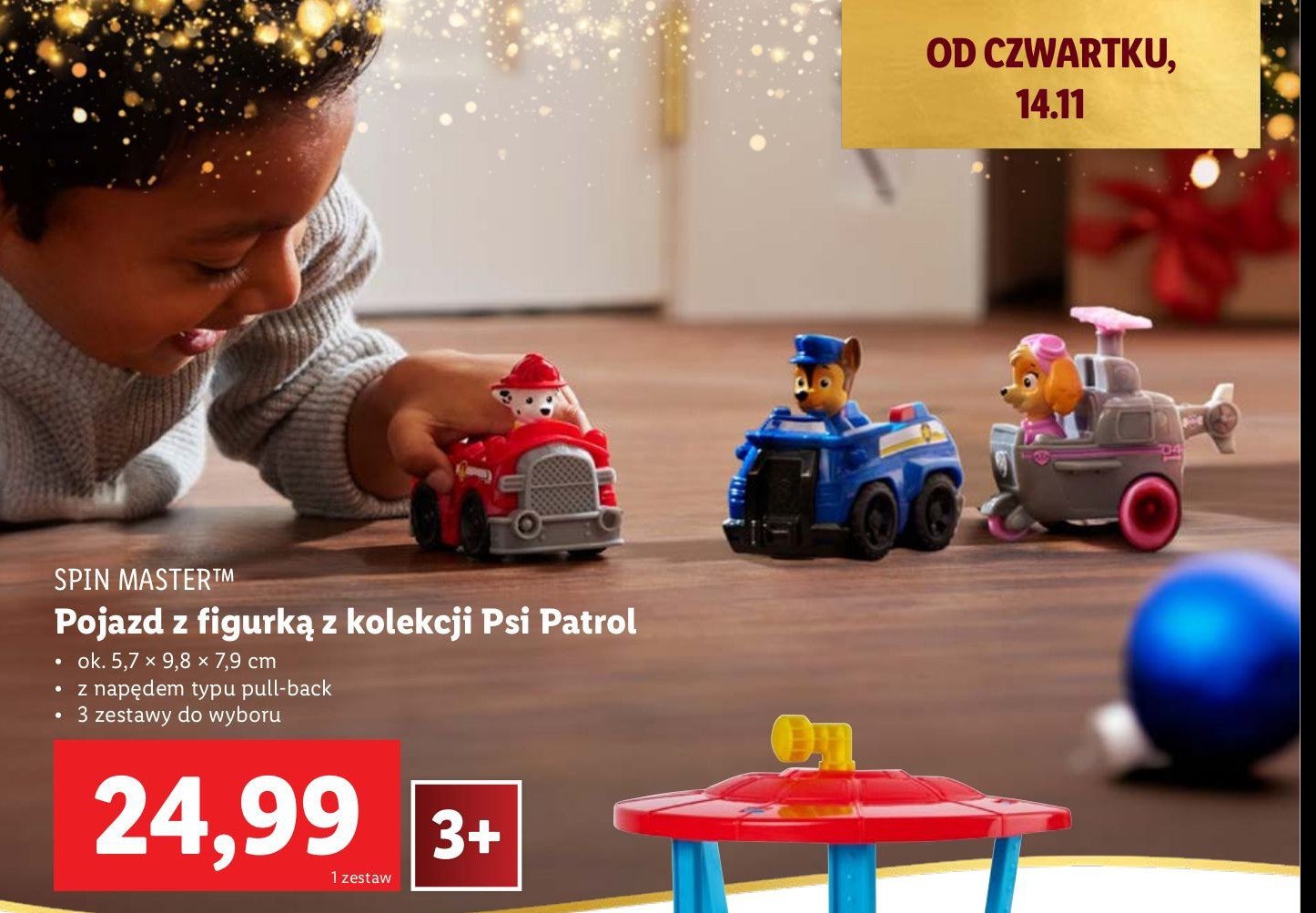 Pojazd ratunkowy psi patrol Spin master promocja w Lidl