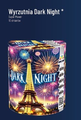 Wyrzutnia fajerwerki Dark Night Super Power promocja w POLOmarket