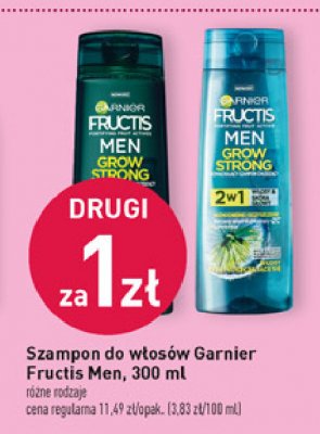 Szampon do włosów 3w1 Garnier fructis men grow strong promocja