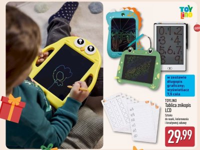 Tablica znikopis LCD  promocja w Aldi