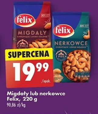 Migdały lekko solone Felix promocja