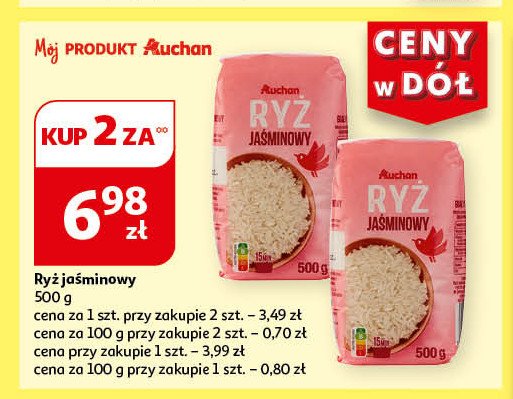 Ryż jasminowy Auchan promocja