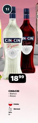 Wermut CIN&CIN Bianco promocja w Netto