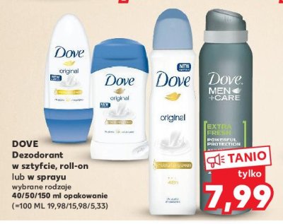 Dezodorant extra fresh Dove men+care promocja