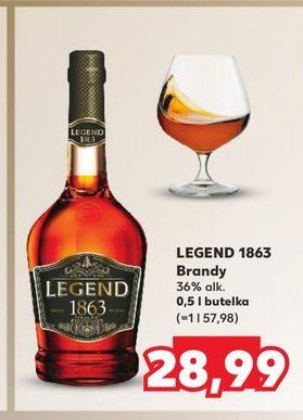 Brandy Legend 1863 promocja