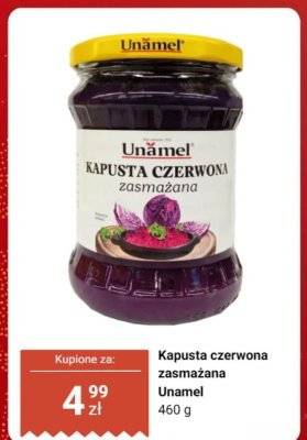 Kapusta czerwona zasmażana  promocja w Dino