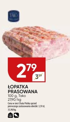 艁opatka prasowana Tako promocja w Chata Polska