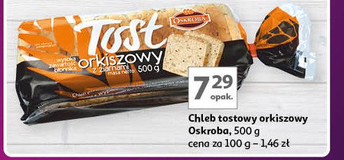 Chleb tostowy orkiszowy Oskroba promocja