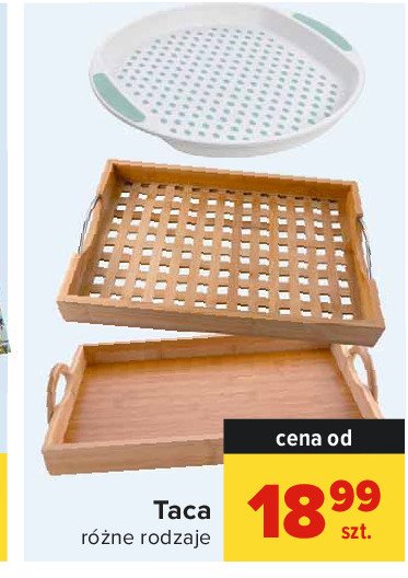 Taca drewniana promocja