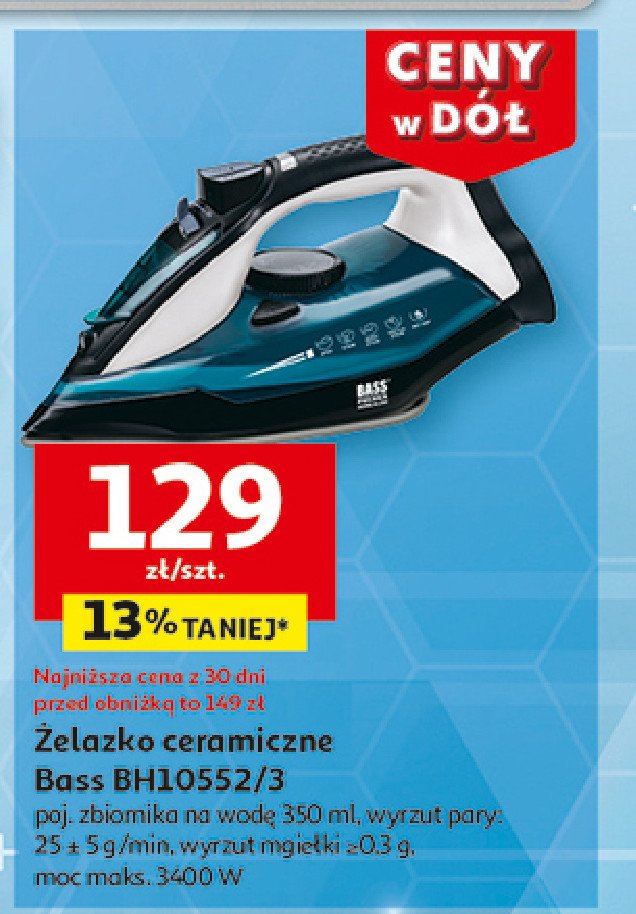 Żelazko bh10552/3 Bass polska promocja