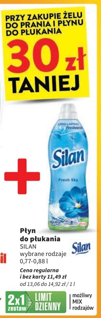 Płyn fresh sky Silan aromatherapy promocja