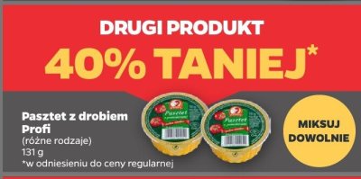 Pasztet z drobiem, różne rodzaje DRUGI -40% promocja w Netto