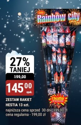 Zestaw rakiet Hestia Rainbow City 13 szt. promocja w bi1