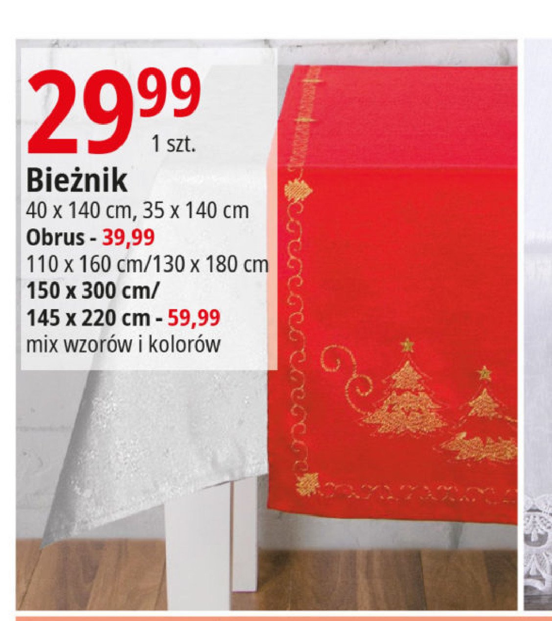 Bieżnik 150 x 300 cm promocja