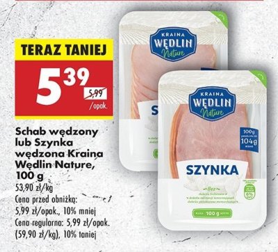 Schab wędzony Kraina mięs nature promocja