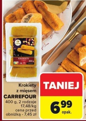 Krokiety z mięsem CARREFOUR promocja w Carrefour Market