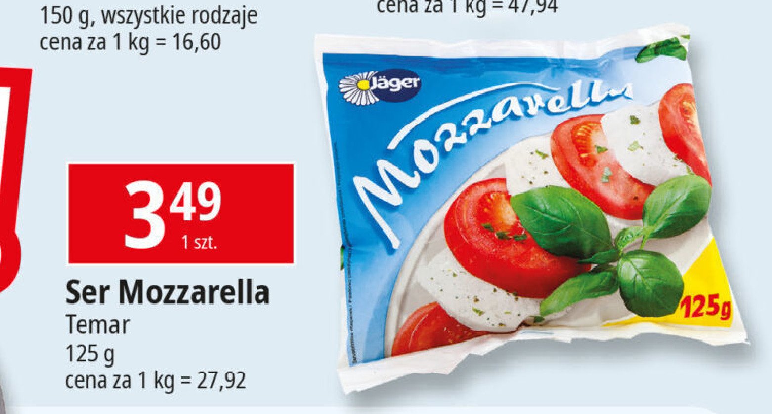 Mozzarella Jagr promocja