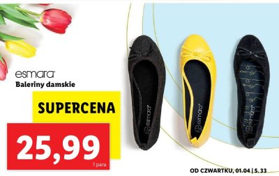 Baleriny damskie Esmara promocja