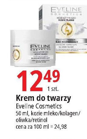 Krem do twarzy kolagen & elastyna 3d-collagen lift Eveline cosmetics promocja