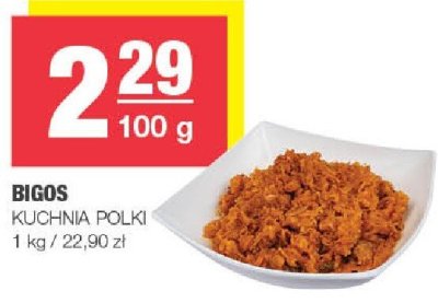 Bigos Kuchnia Polki promocja w SPAR