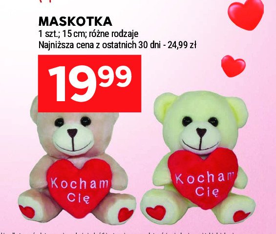 Maskotka 15 cm promocja