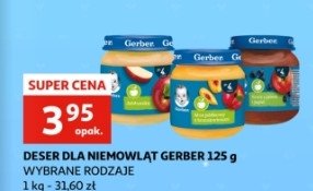 Deserek mus jabłkowy z brzoskwiniami Gerber promocja