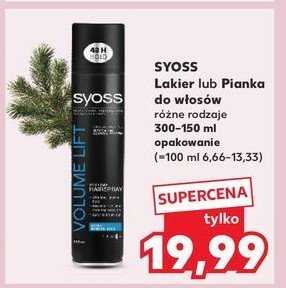 Pianka do włosów Syoss promocja w Kaufland