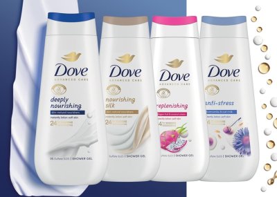 Żel pod prysznic Dove Advanced Care deeply nourishing promocja w Hebe