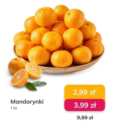 Mandarynki promocja w Stokrotka