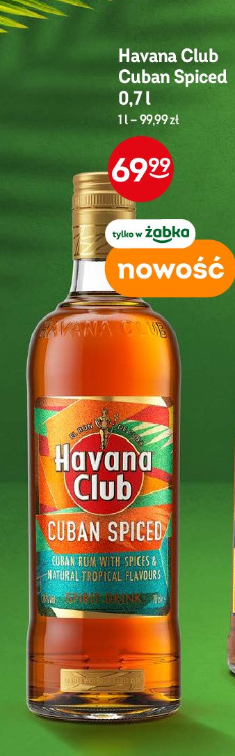 Rum Havana club cuban spiced promocja