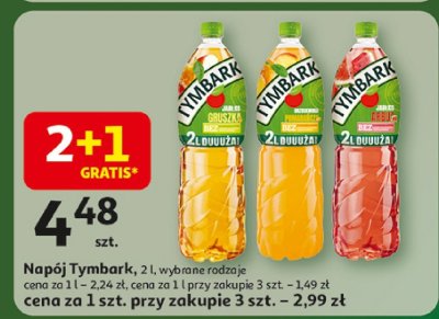 Napój Tymbark 2l promocja w Auchan