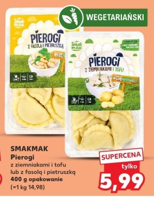 Pierogi z ziemniakami i tofu promocja w Kaufland