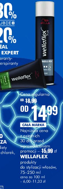 Żel do włosów all-day Wellaflex men promocja