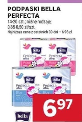 Podpaski Bella Perfecta różne rodzaje promocja w Stokrotka