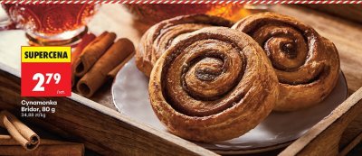 Cynamonka Bridar, 80 g promocja w Biedronka