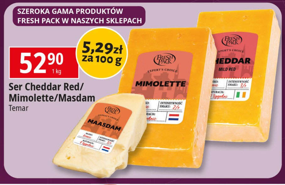 Ser mimolette FRESH PACK promocja