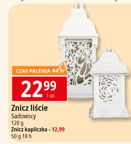 Znicz kapliczka Sadowscy since 1994 promocja w Leclerc