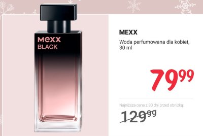 Woda perfumowana dla kobiet Black promocja w Rossmann